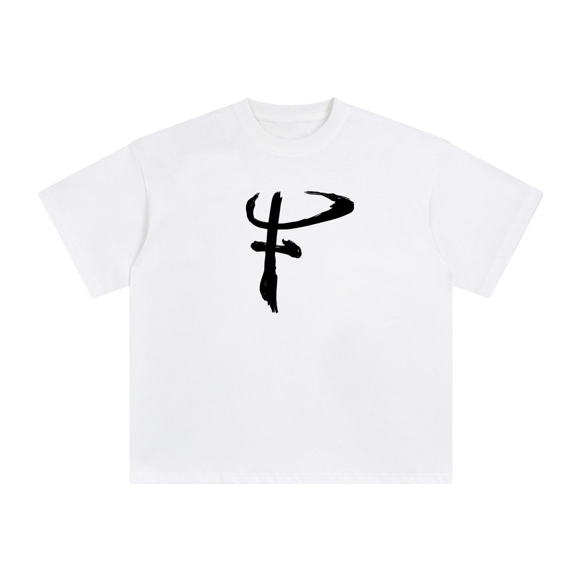Chinese Character Ox Graphic Tee-INNBLAC Fashion Apparel
