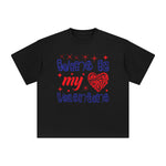 Wine ls My Valentine Graphic Tee-INNBLAC Fashion Apparel