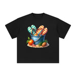 Summer Vacation Comic Graphic Tee-INNBLAC Fashion Apparel