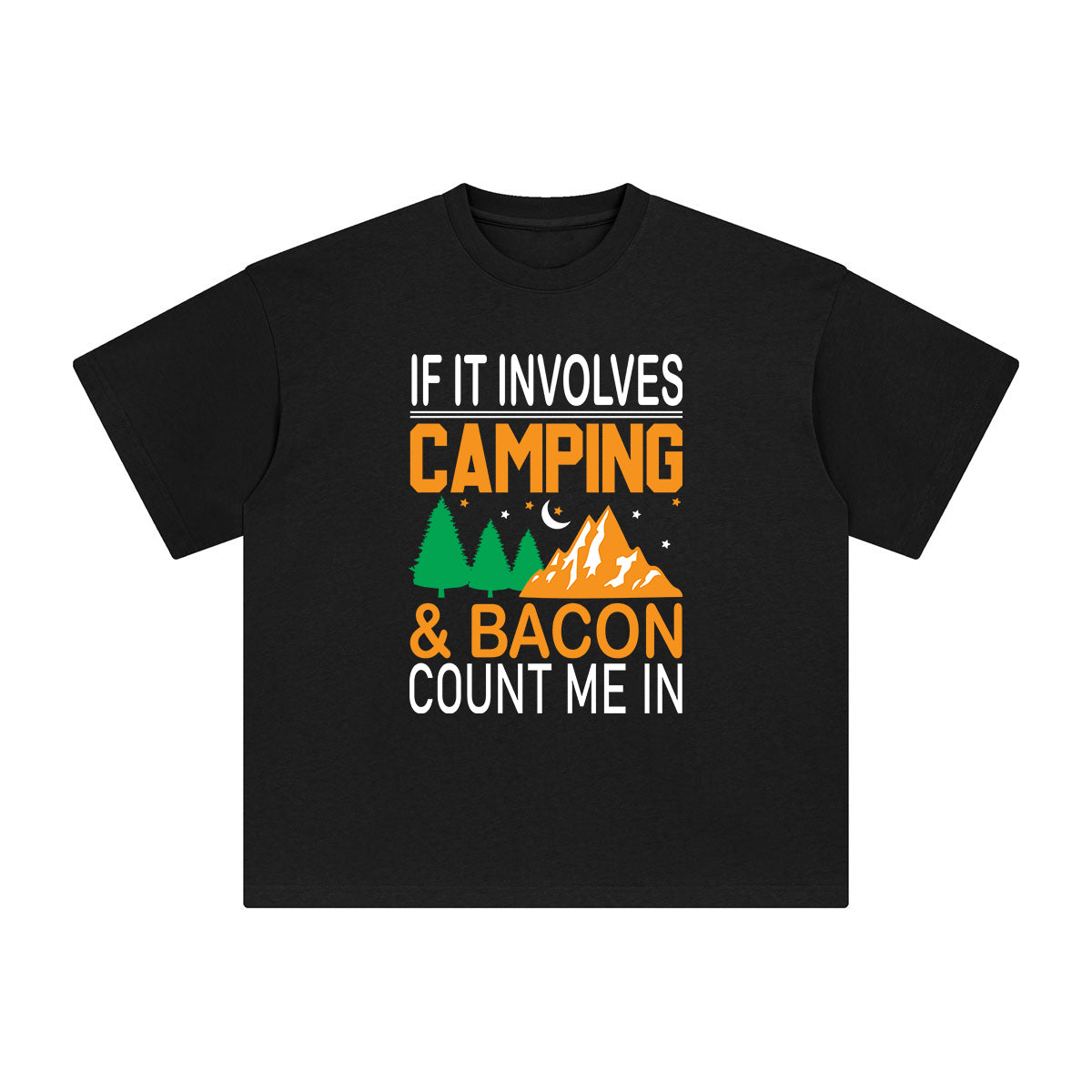 Camping Quote Graphic Tee-INNBLAC Fashion Apparel
