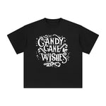 Candy Cane Wishes Graphic Tee-INNBLAC Fashion Apparel