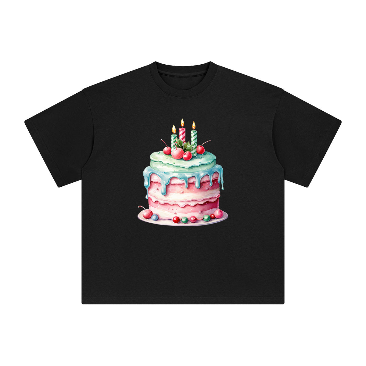 Christmas Cake Graphic Tee-INNBLAC Fashion Apparel
