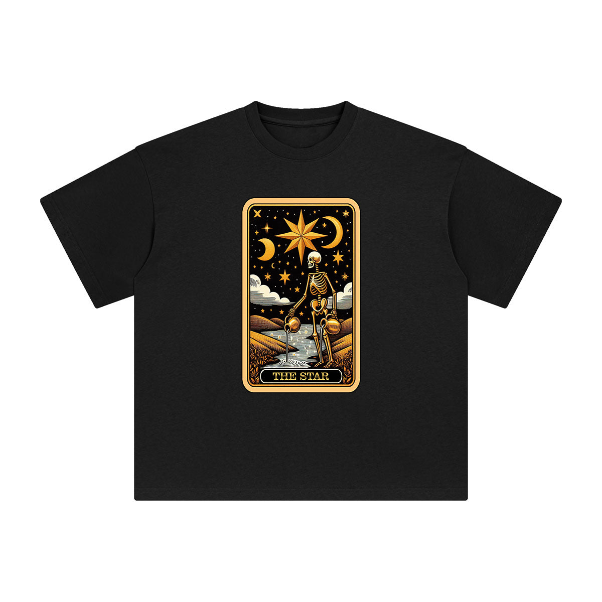 The Star Card Graphic Tee-INNBLAC Fashion Apparel