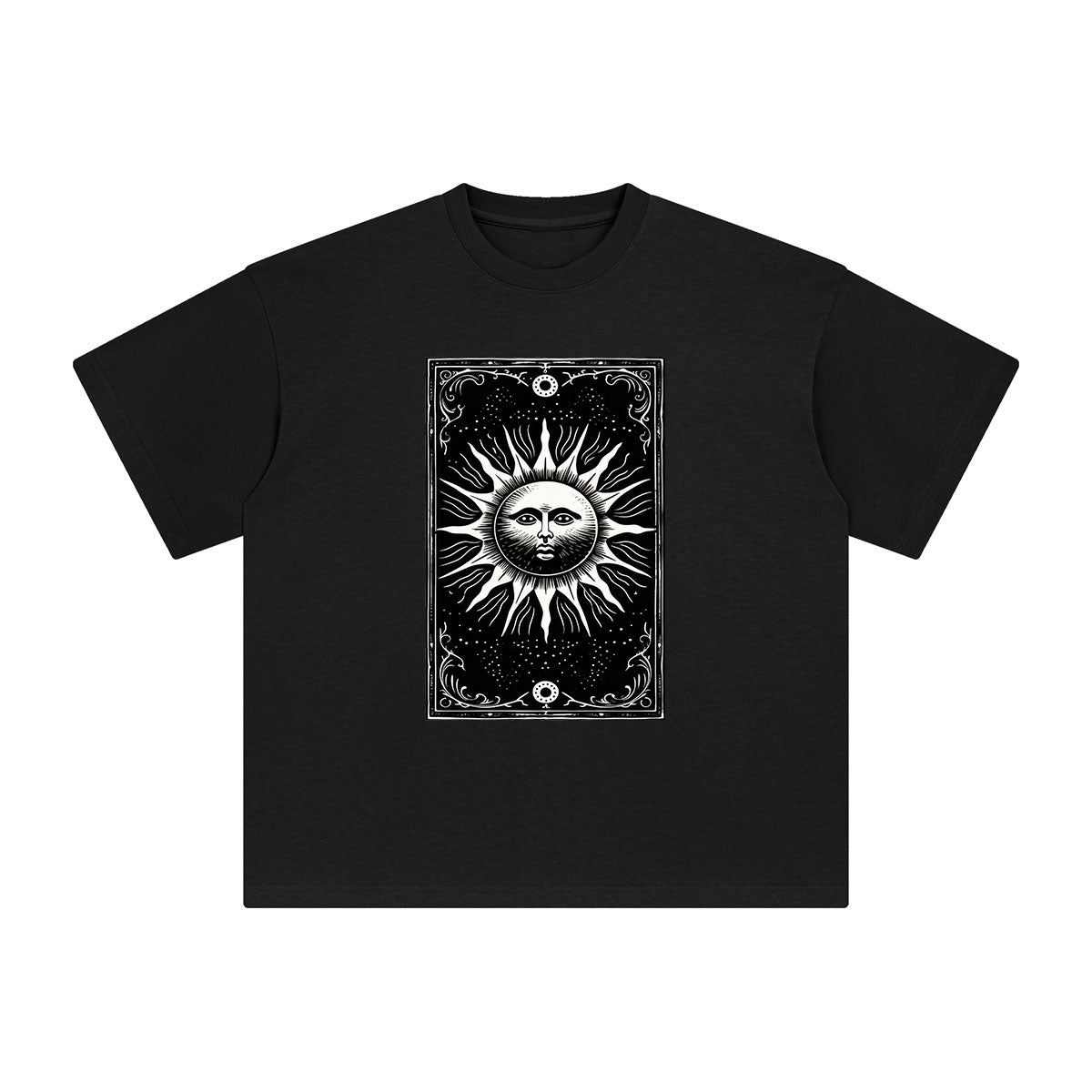 Universe Tarot Card Graphic Tee-INNBLAC Fashion Apparel