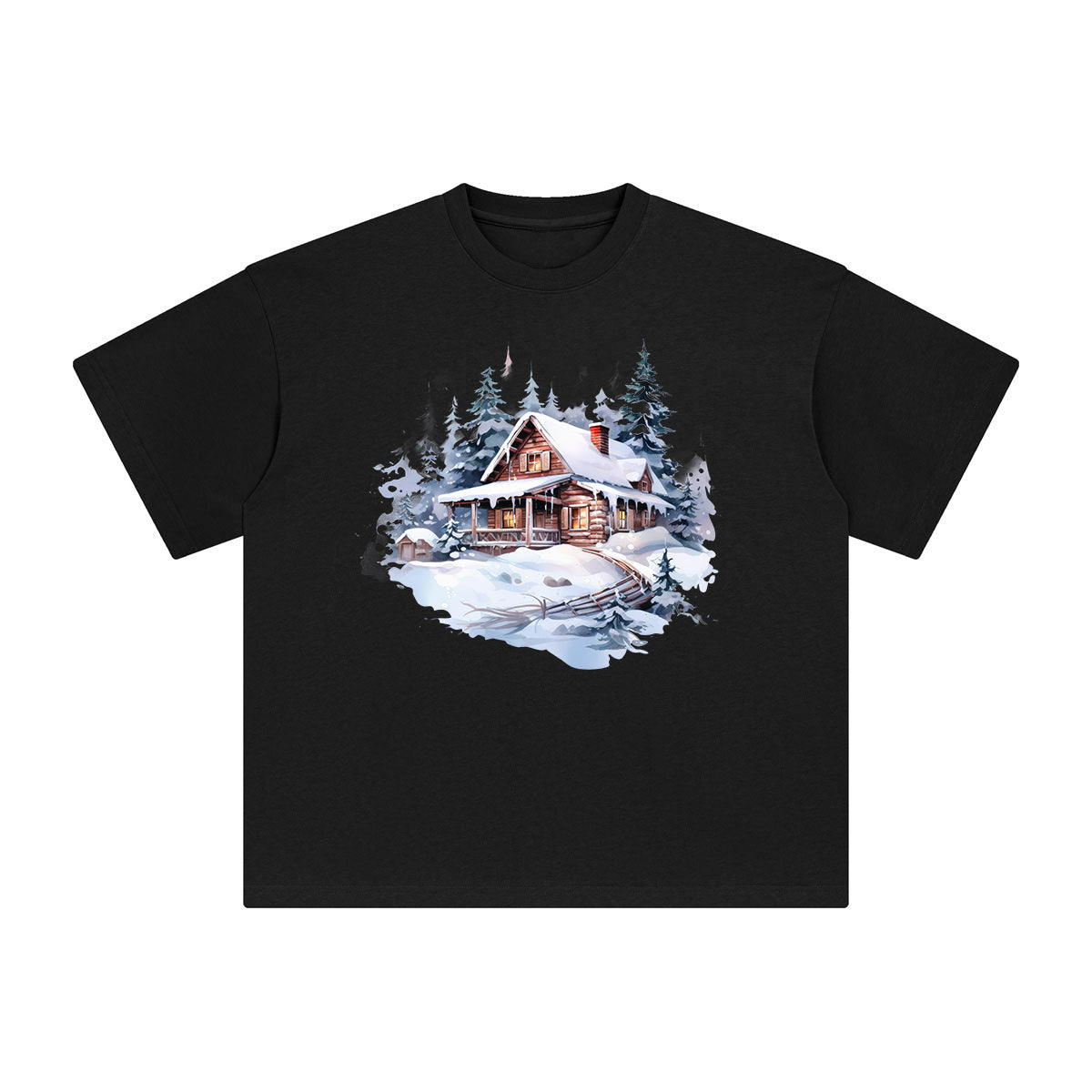 House At Forest Graphic Tee-INNBLAC Fashion Apparel