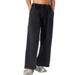 Stone Wash Straight Leg Joggers