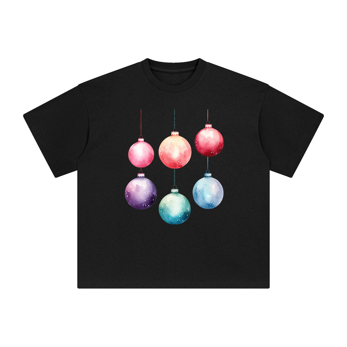 Christmas Balls Graphic Tee-INNBLAC Fashion Apparel