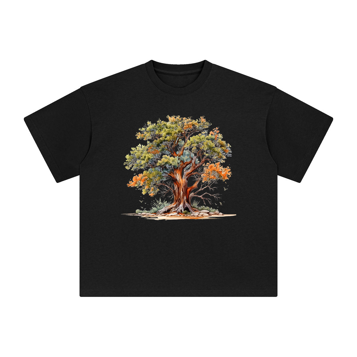 Tree Graphic Tee-INNBLAC Fashion Apparel
