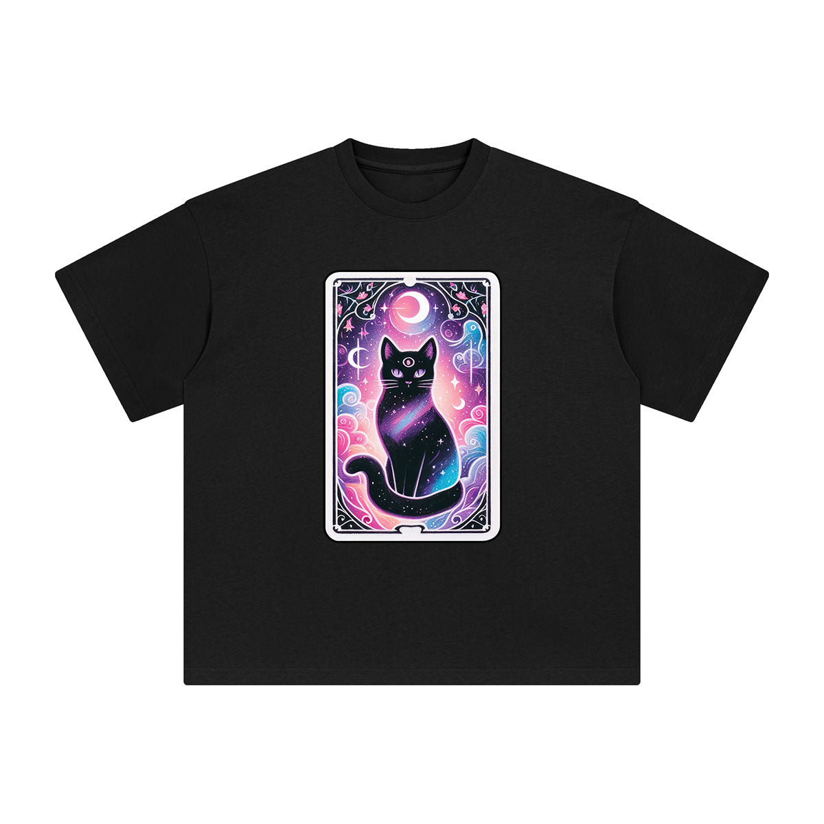 Cat Graphic Tee-INNBLAC Fashion Apparel