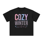 Cozy Winter Vibes Graphic Tee-INNBLAC Fashion Apparel