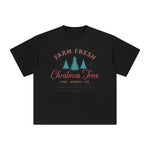 Christmas Trees Graphic Tee-INNBLAC Fashion Apparel