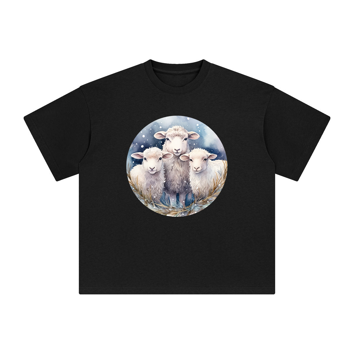 Three Sheep Graphic Tee-INNBLAC Fashion Apparel