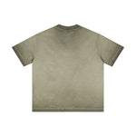 Heavyweight Wash Distressed Baggy Tee 8.25oz-INNBLAC Fashion Apparel