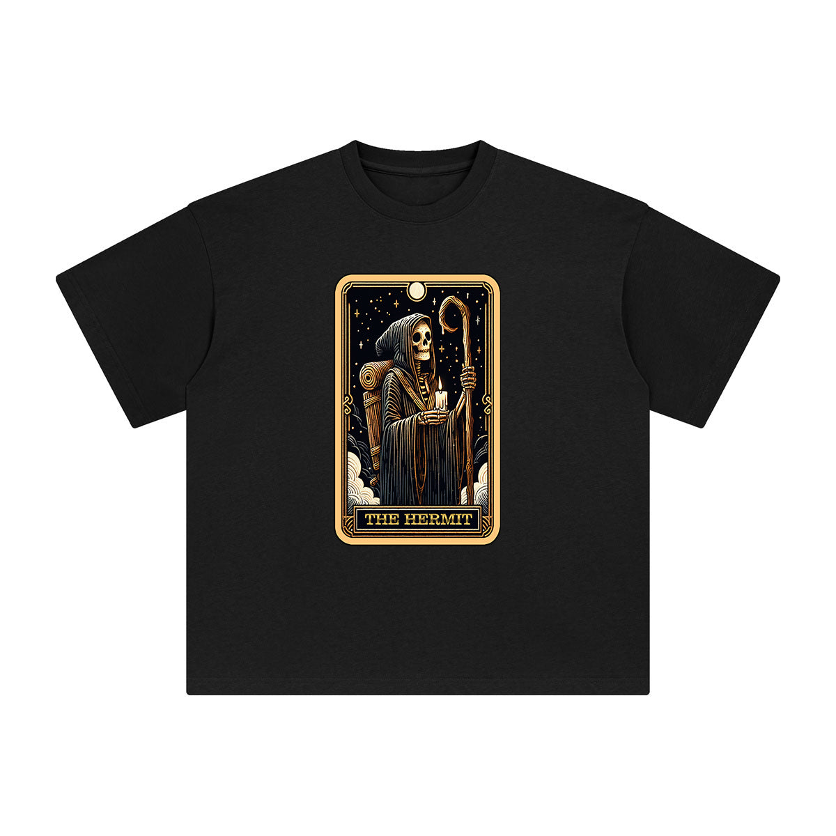 The Hermit Card Graphic Tee-INNBLAC Fashion Apparel