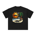 Sun Wearing Sunglasses Graphic Tee-INNBLAC Fashion Apparel