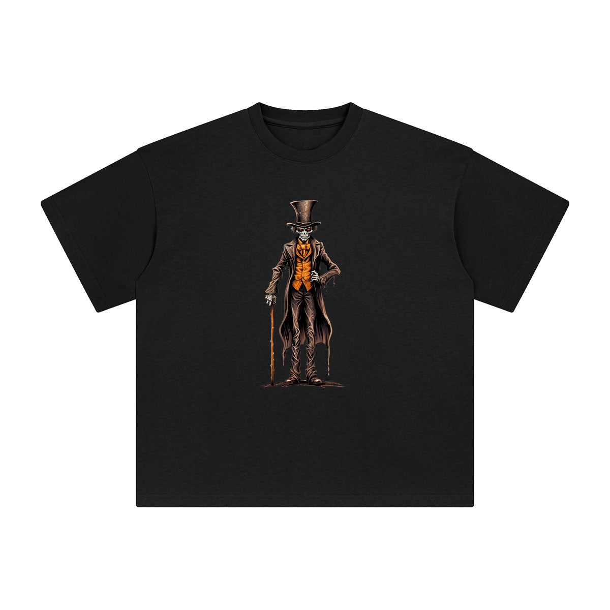 Halloween Straw Man Graphic Tee-INNBLAC Fashion Apparel
