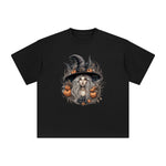 Witch & Pumpkin Graphic Tee-INNBLAC Fashion Apparel