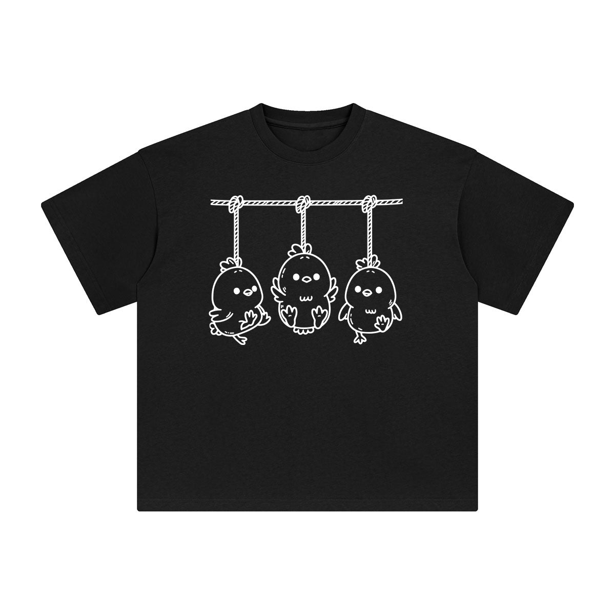 Chicken Graphic Tee-INNBLAC Fashion Apparel