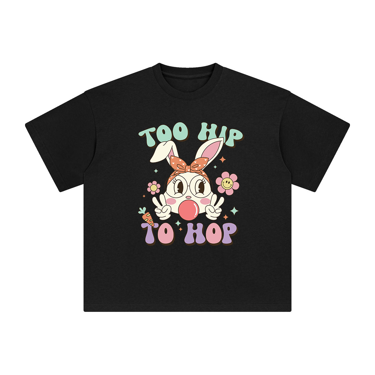 Too Hip To Hop Graphic Tee-INNBLAC Fashion Apparel