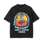 Only Good Vibes Graphic Tee-INNBLAC Fashion Apparel