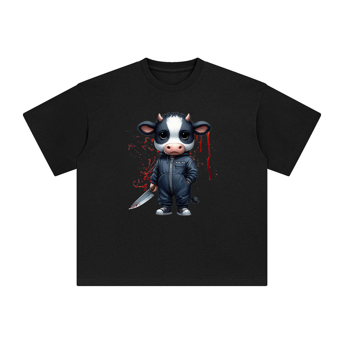 Killer Cow Graphic Tee-INNBLAC Fashion Apparel