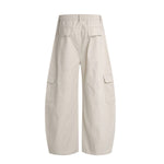 Vintage Multi-Pocket Curved Relaxed Pants