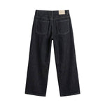 Vintage Washed Flared Straight Leg Jeans