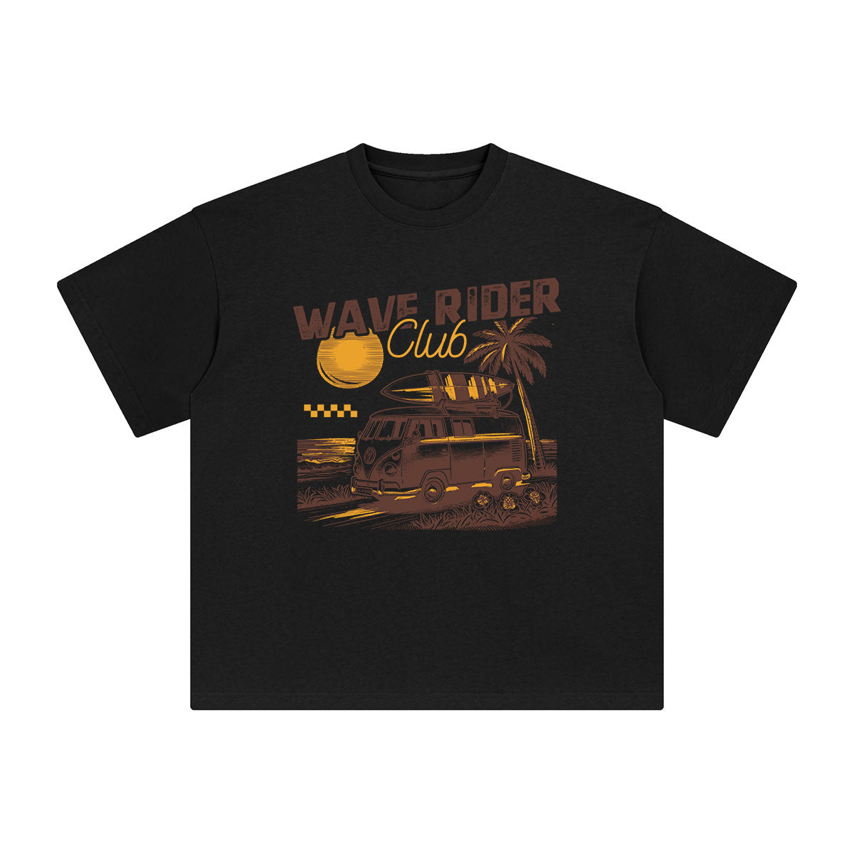 Wave Rider Club Graphic Tee-INNBLAC Fashion Apparel