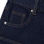 Bermudas con lavado vintage y salpicaduras de tinta