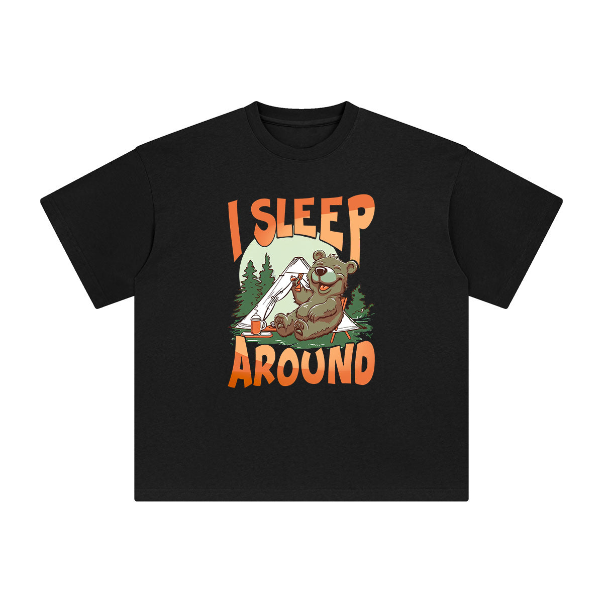 I Sleep Around Graphic Tee-INNBLAC Fashion Apparel