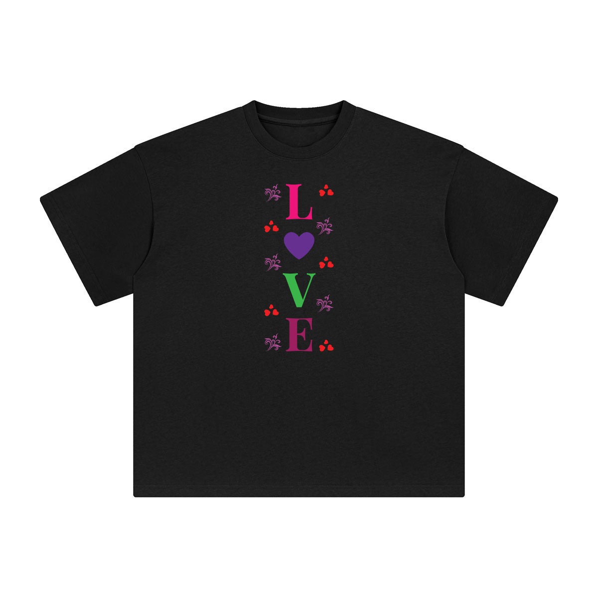 LOVE Aesthetic Graphic Tee-INNBLAC Fashion Apparel