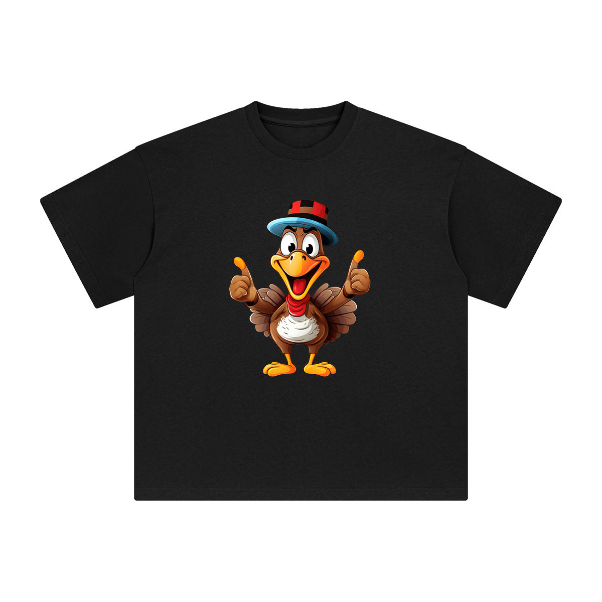 Funny Turkey Graphic Tee-INNBLAC Fashion Apparel