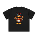 Funny Turkey Graphic Tee-INNBLAC Fashion Apparel
