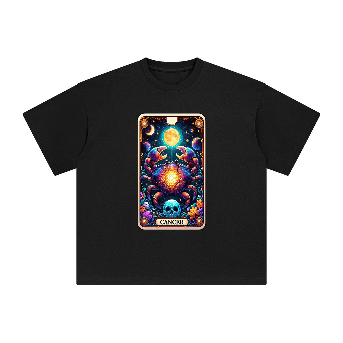 Cancer Zodiac Graphic Tee-INNBLAC Fashion Apparel