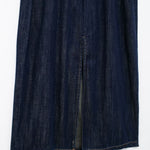Indigo Spaghetti Straps Denim Maxi Dress