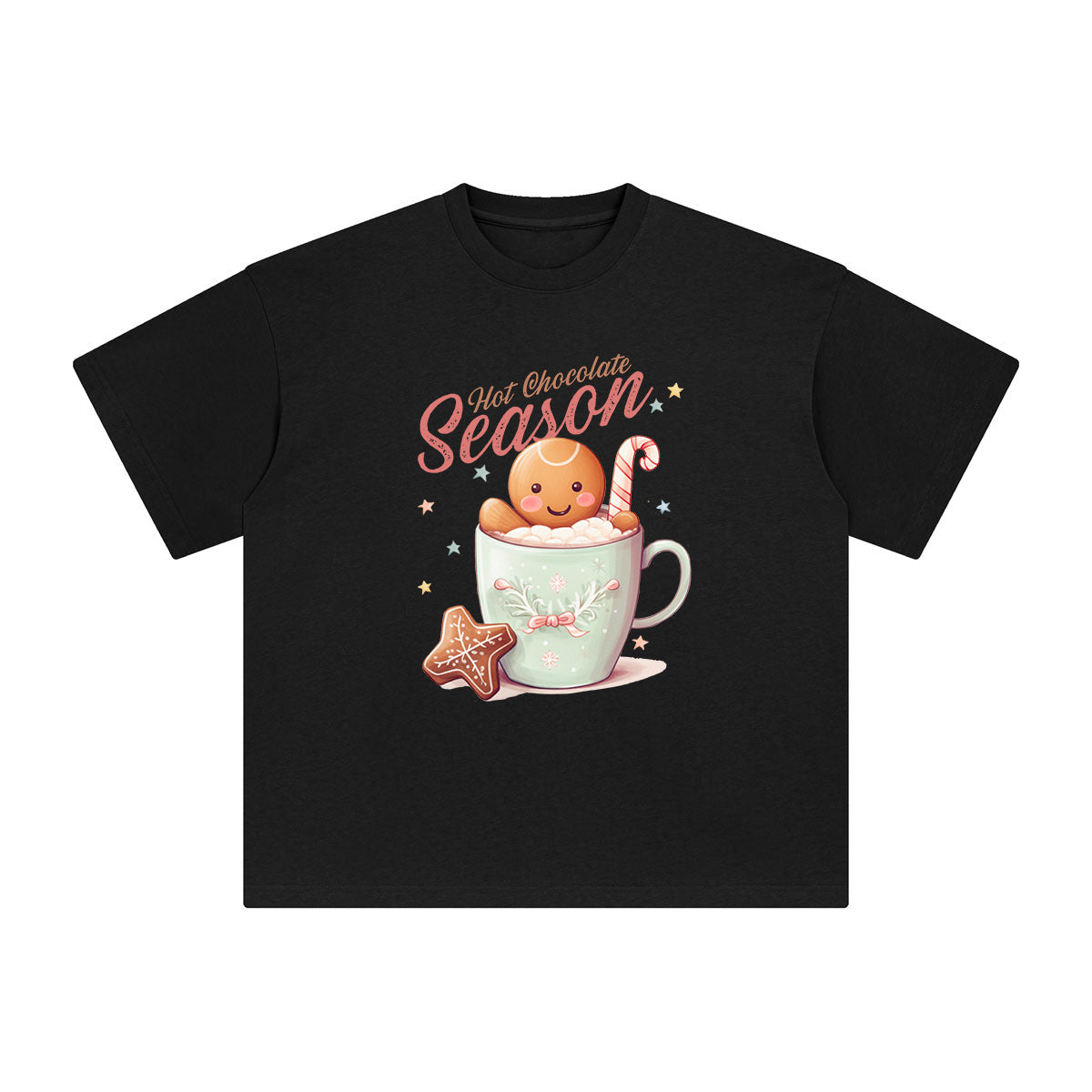 Hot Chocolate Season Graphic Tee-INNBLAC Fashion Apparel