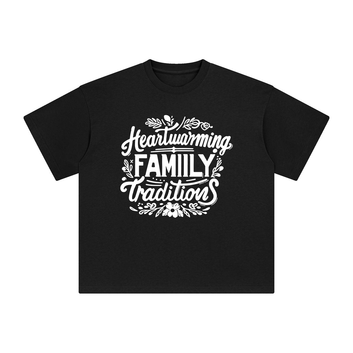 Heartwarming Family Traditions Graphic Tee-INNBLAC Fashion Apparel
