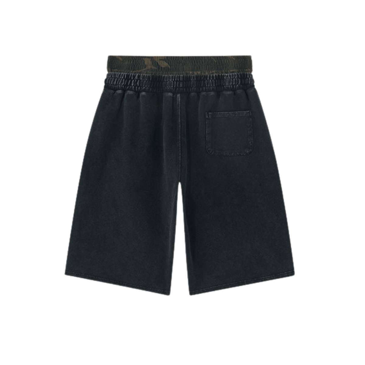 Shorts holgados vintage con lavado intenso