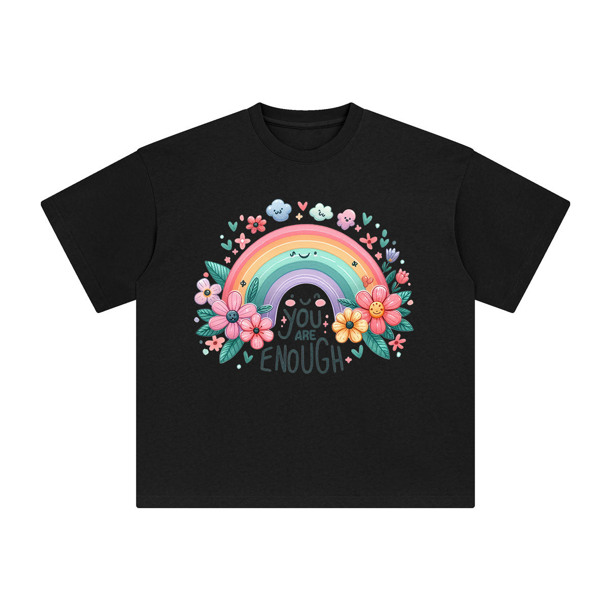 You Are Enough Graphic Tee-INNBLAC Fashion Apparel