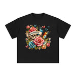 MOMMY Flowers Graphic Tee-INNBLAC Fashion Apparel