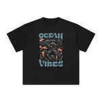 Ocean Vibes Graphic Tee-INNBLAC Fashion Apparel