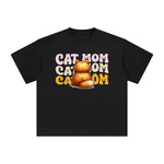 Cat Mom Graphic Tee-INNBLAC Fashion Apparel