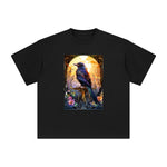 Raven Card Graphic Tee-INNBLAC Fashion Apparel