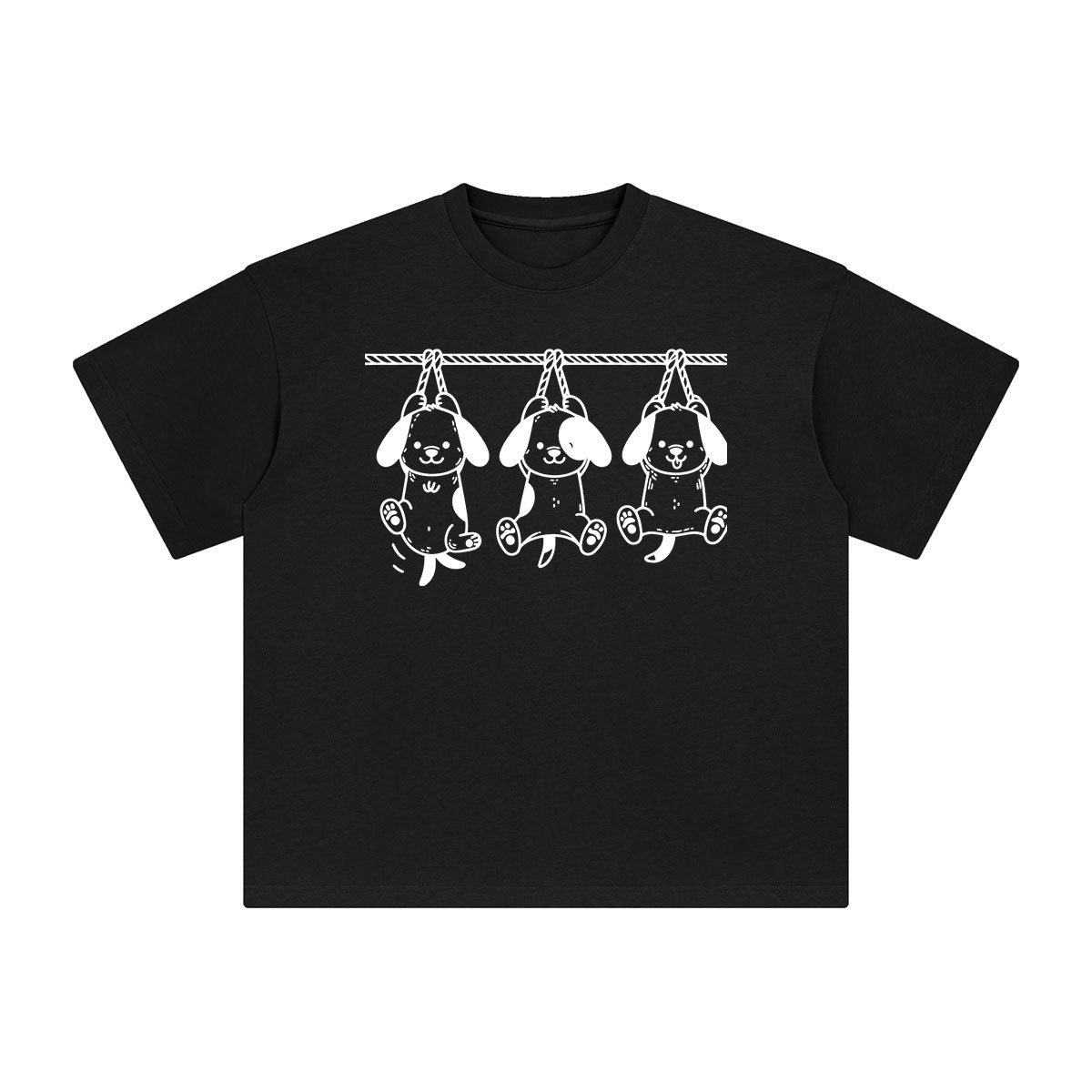 Puppy Graphic Tee-INNBLAC Fashion Apparel