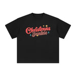 Christmas Junkie Graphic Tee-INNBLAC Fashion Apparel