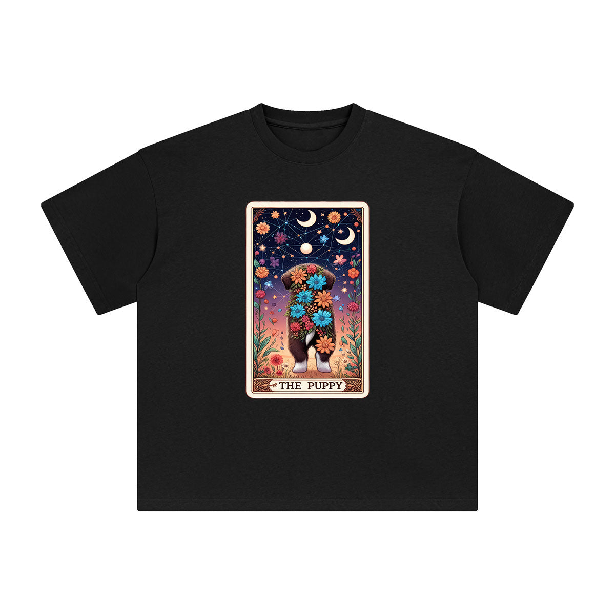 The Puppy Card Graphic Tee-INNBLAC Fashion Apparel