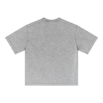 Washed Faded Reverse T Shirt 8.5oz