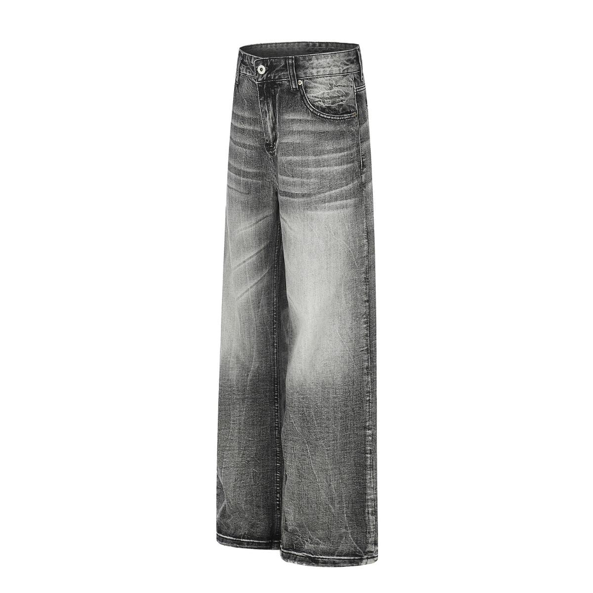 Vintage Washed Straight Leg Jeans
