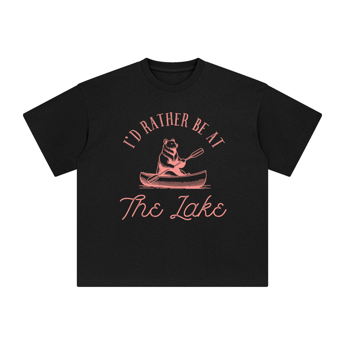 I'd Rather Be At The Lake Graphic Tee-INNBLAC Fashion Apparel