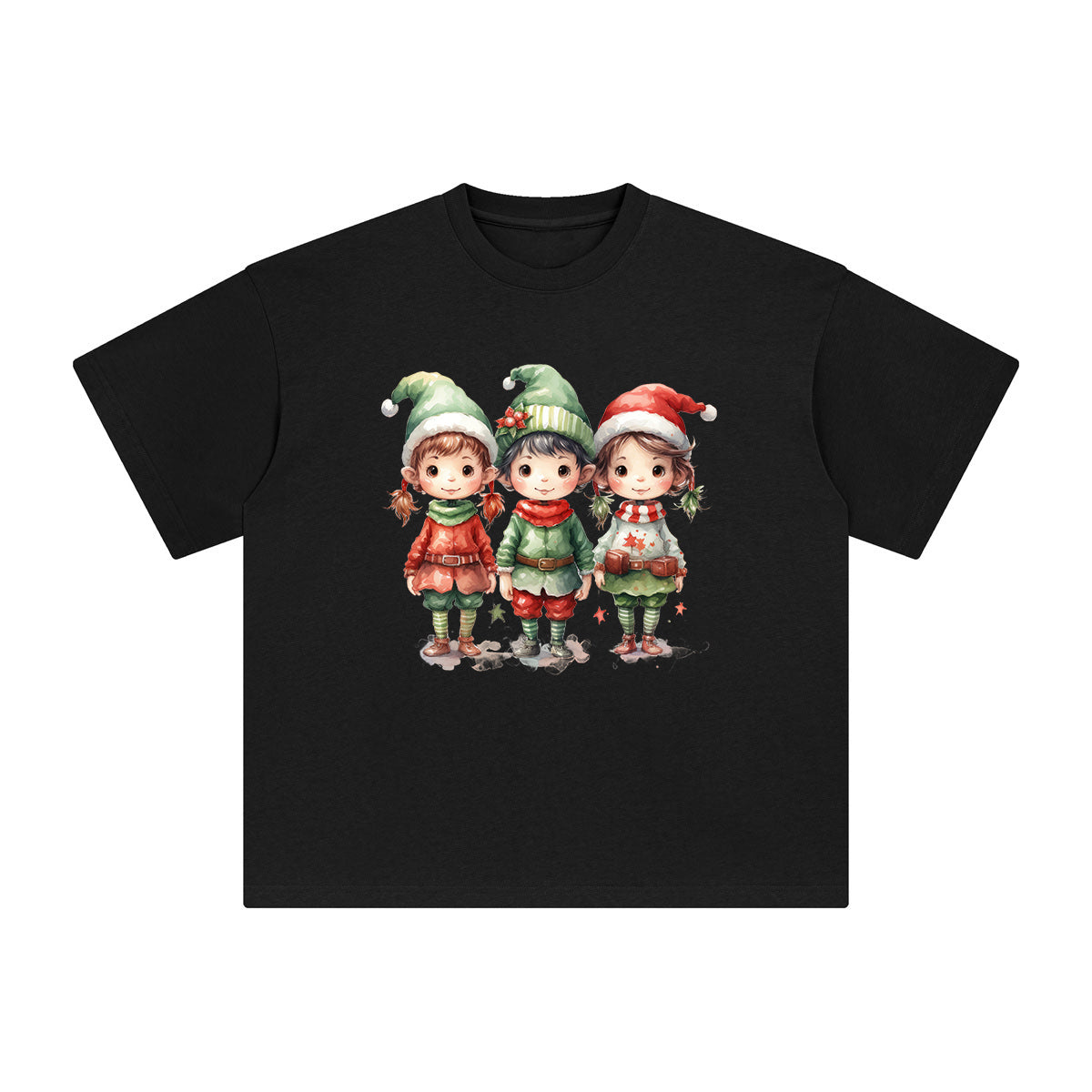 Christmas ELF Graphic Tee-INNBLAC Fashion Apparel
